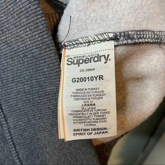 Super Dry Premium Sequin Entry Jacket Hoodie Gray in Size US 4 - Picture 10 of 10